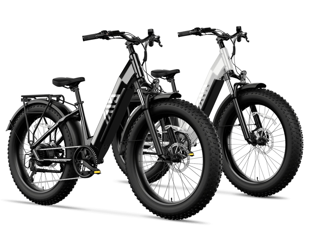 TST® Combo Sale Dreamer 26" Step-Thru Fat Tire Electric Bike